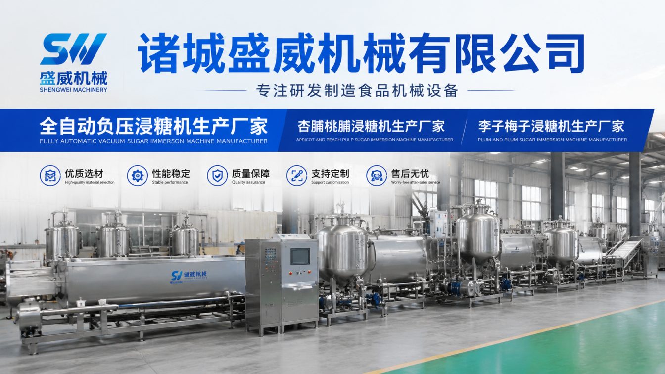 平顶山为果脯加工提供负压浸糖方案
